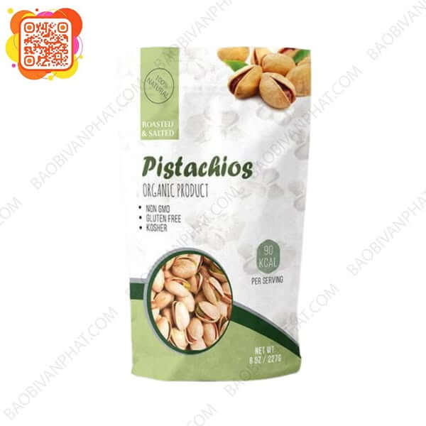 Bao bì nhựa đựng hạt dinh dưỡng Pistachio bằng màng ghép nhiều lớp