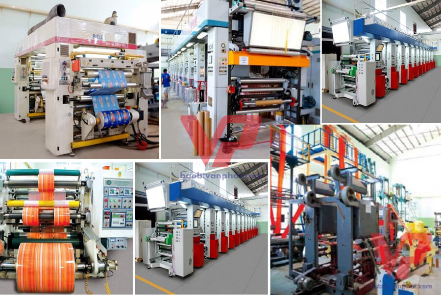 Hệ thống máy in ống đồng hiện đại sản xuất bao bì màng ghép tại Vạn Phát