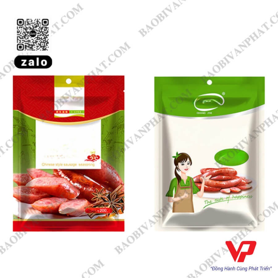 Mẫu túi PA phức hợp hút chân không đựng lạp xưởng