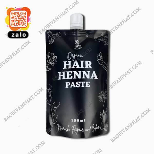 Túi mỹ phẩm có vòi đựng sản phẩm chăm sóc tóc