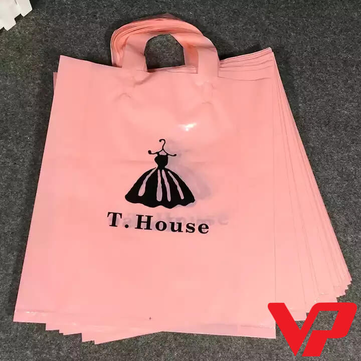 Túi nilon PE in thương hiệu sắc nét có độ bóng mịn cao