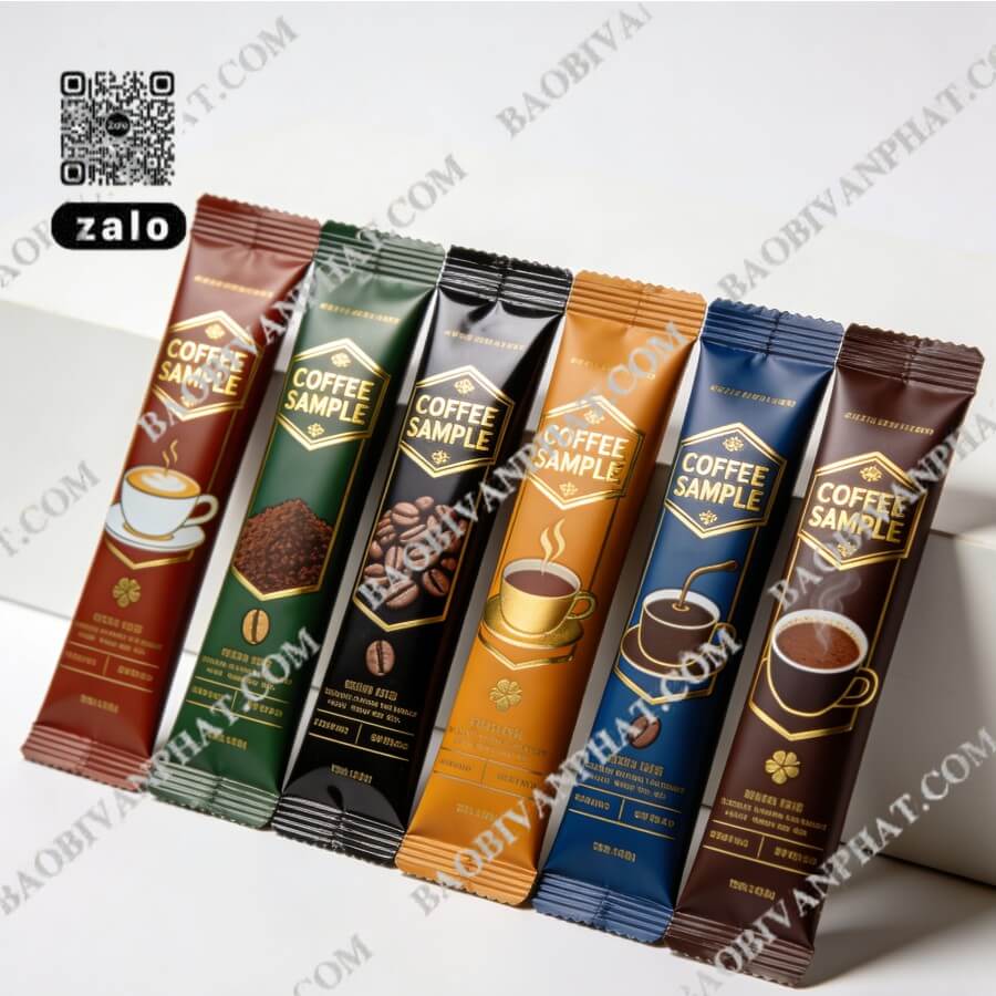 Công ty sản xuất bao bì nhựa uy tín tại TP.HCM chuyên in bao bì cà phê hòa tan dạng gói stick