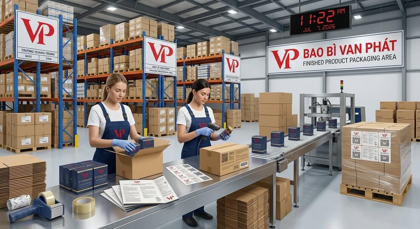 Quy trình đóng gói bao bì dược phẩm chuyên nghiệp