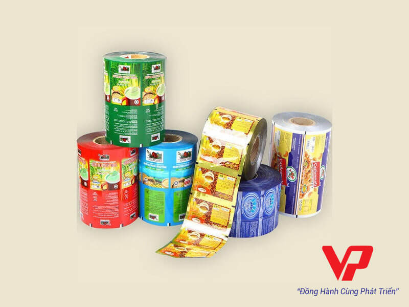 Cuộn màng đóng gói tự động đa dạng màu sắc cho ngành thực phẩm và nông sản