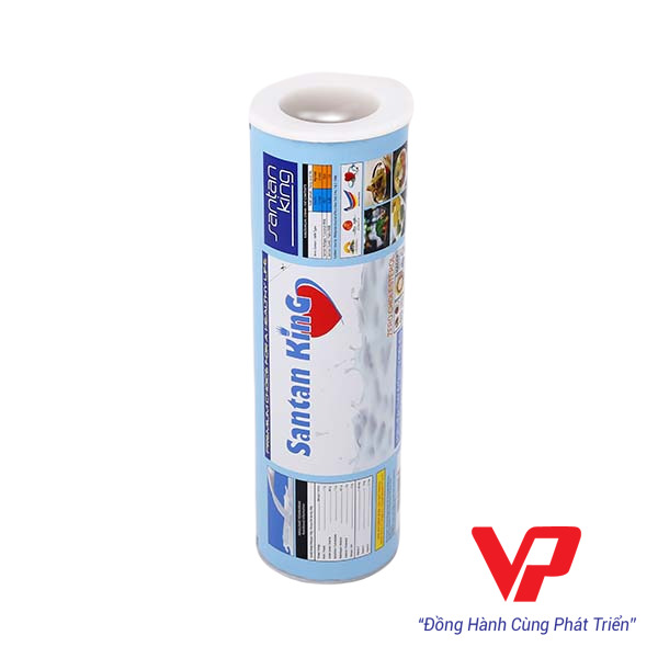 Cuộn màng đóng gói tự động cao cấp thương hiệu nước cốt dừa Santan King