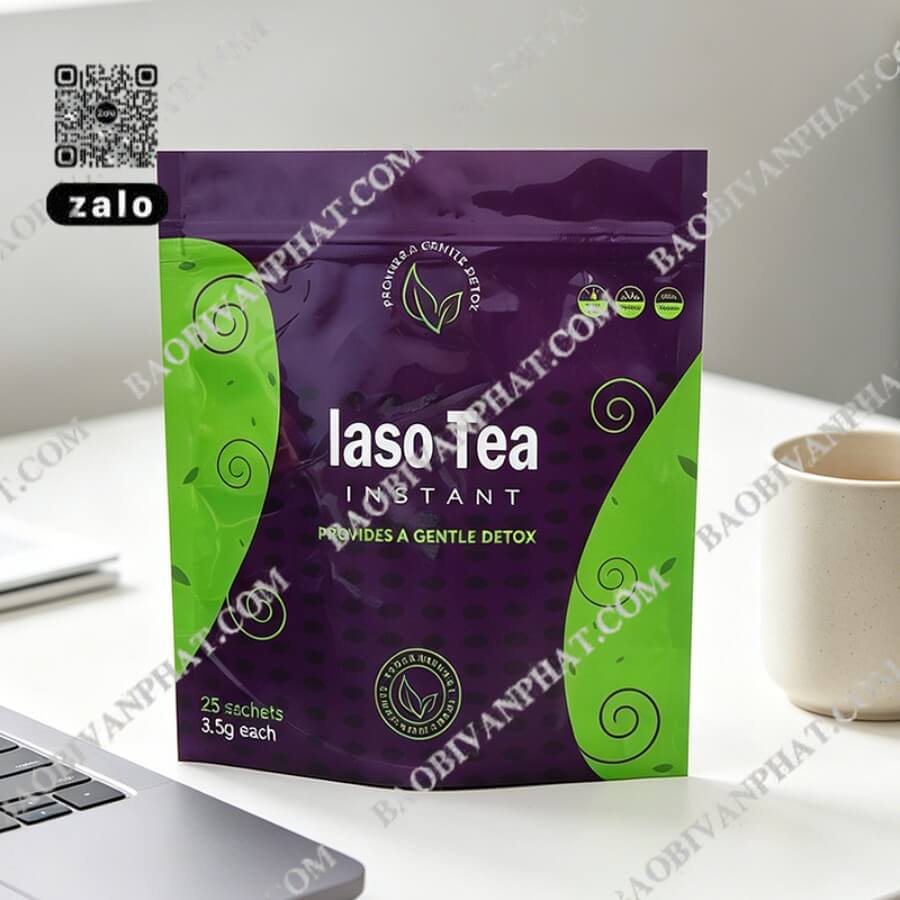Thiết kế bao bì trà phong cách hiện đại