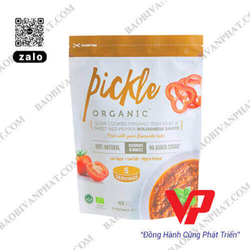 Bao bì nhựa dùng để bảo quản thực phẩm hữu cơ và gia vị