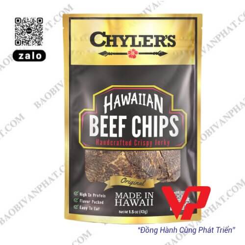 Bao bì nhựa đựng thịt bò sấy khô in logo thương hiệu