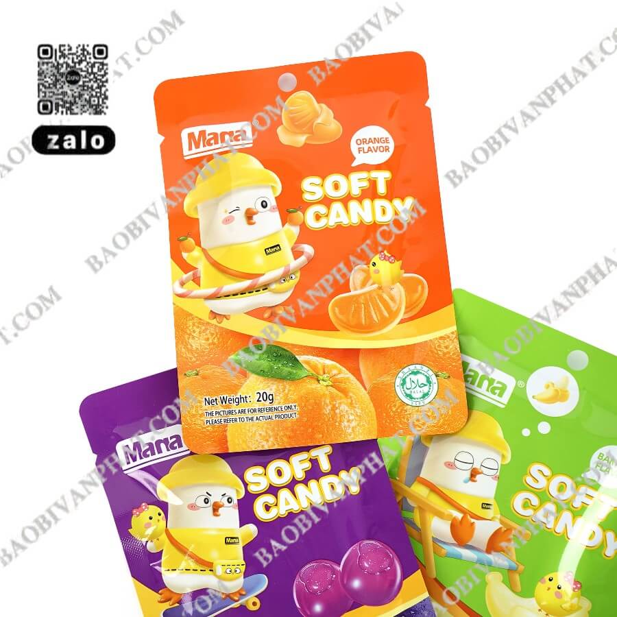 Túi 3 biên in ấn chất lượng cao với hình ảnh sắc nét, màu sắc tươi sáng và thiết kế hiện đại.