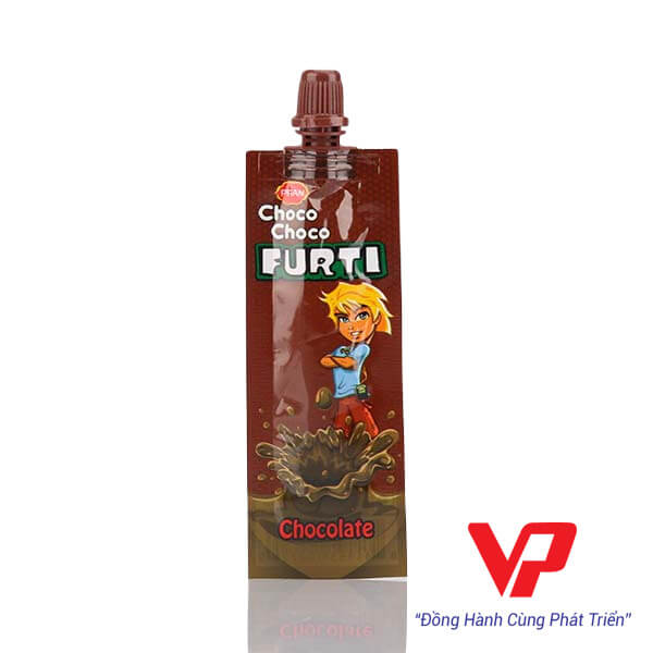 Túi đựng có vòi hương Chocolate FURTI chất lượng in sắc nét