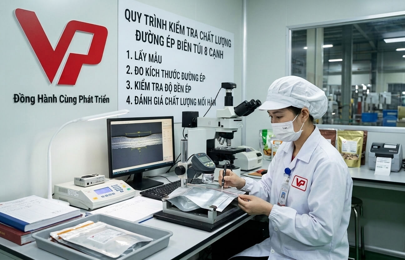 Quy trình kiểm tra chất lượng in ấn bao bì màng ghép phức hợp