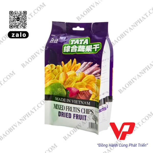 Mẫu túi đựng trái cây sấy 8 cạnh thiết kế cao cấp sang trọng