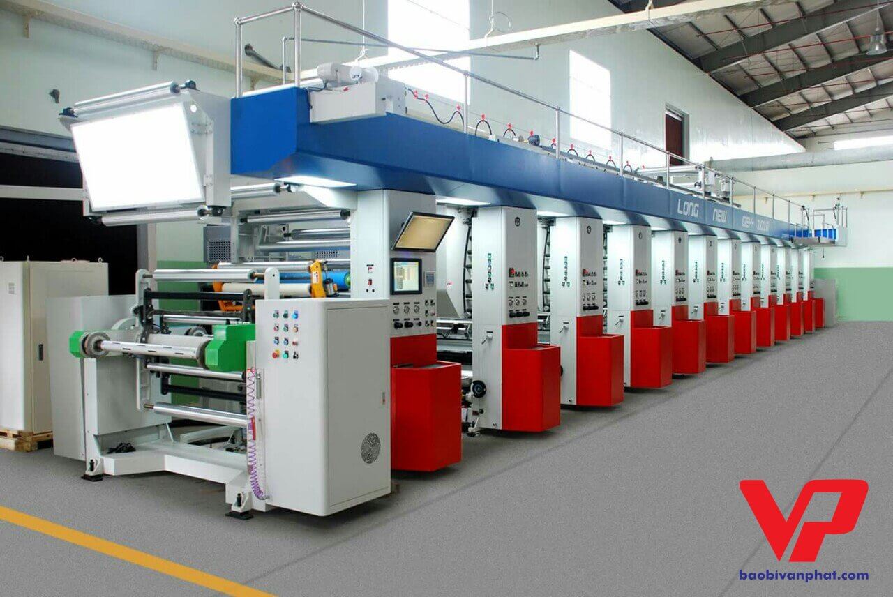 Dây chuyền in túi xếp hông lưng giữa