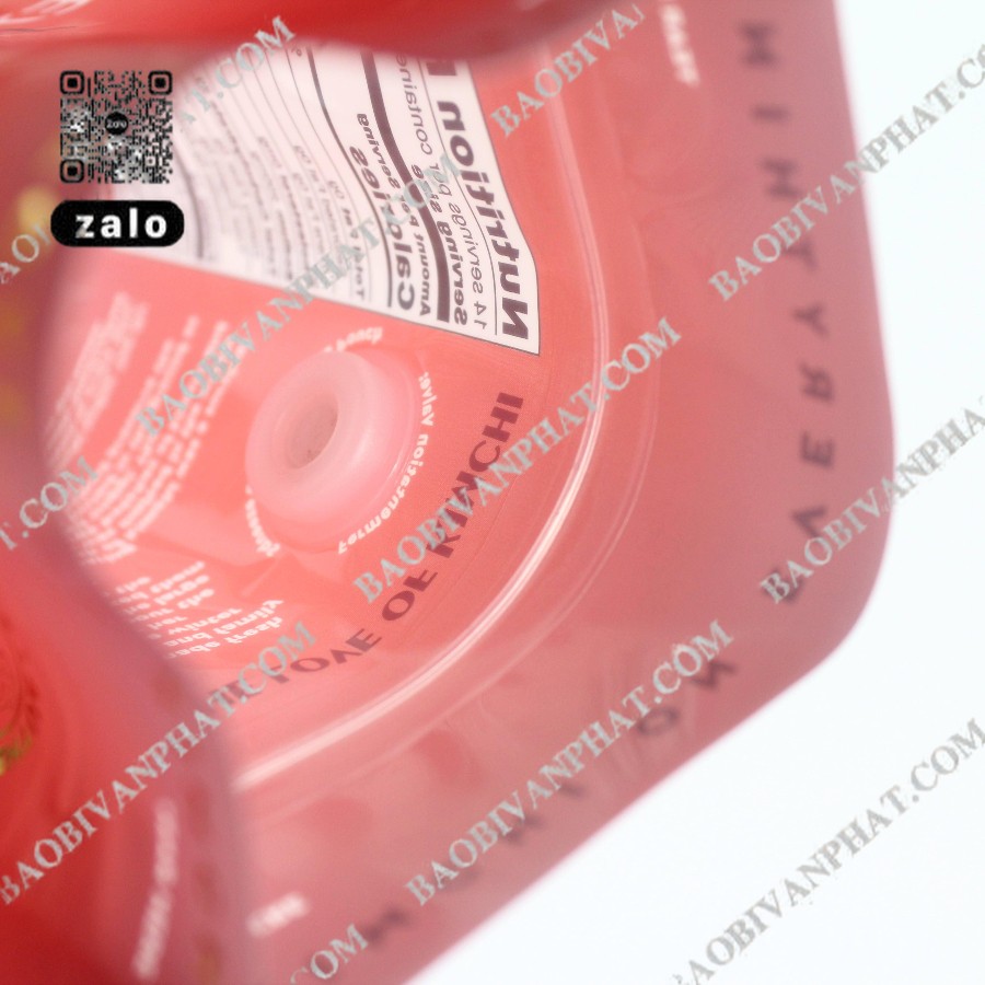 Khóa zipper chắc chắn trên túi đựng kẹo