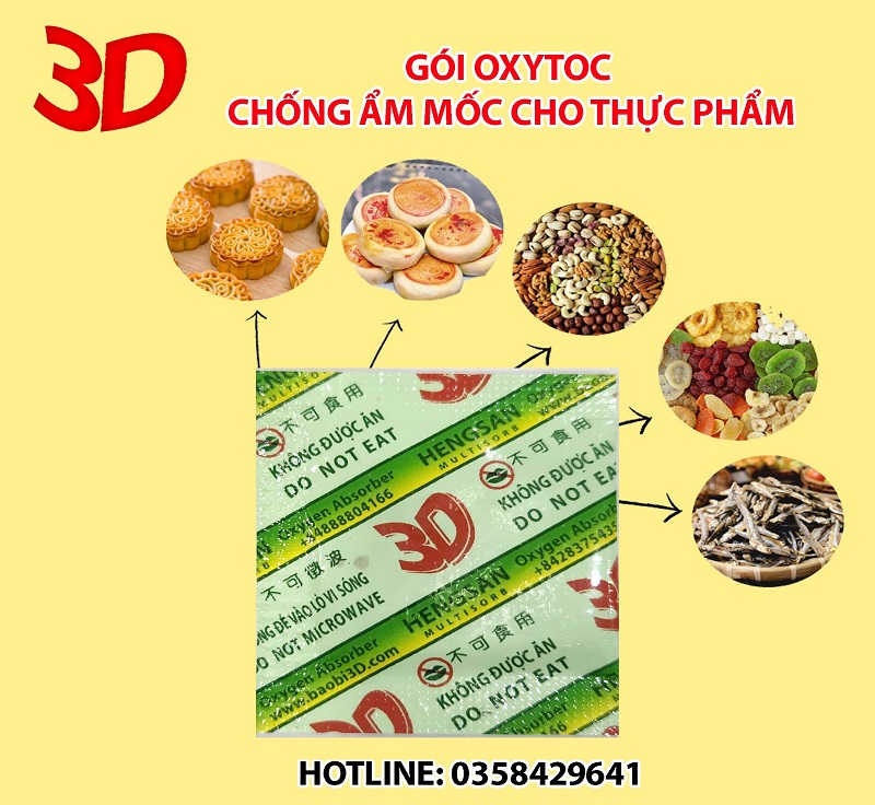 Vì sao phải dùng gói hút ẩm để bảo quản sản phẩm?