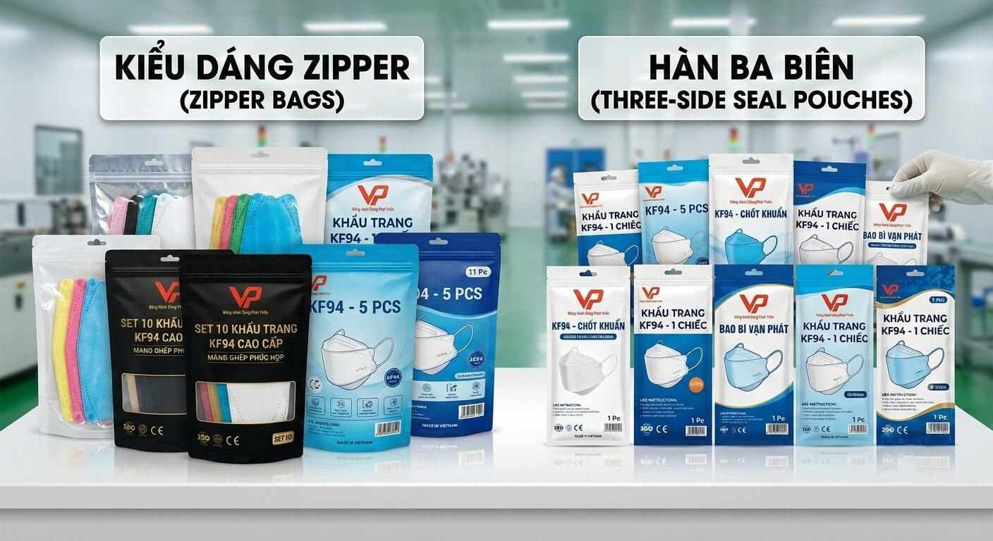 Bao Bì Khẩu Trang KF94
